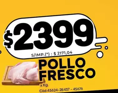 X$ - POLLO FRESCO