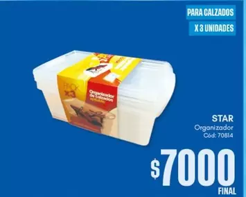 Star - Organizador de Calzados