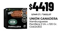 Amor - Hamburguesas Parrillera 2 Un. x 120 Gr.