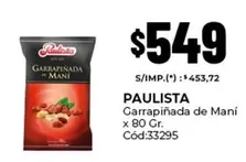 Paulista - Garrapiñada de Maní