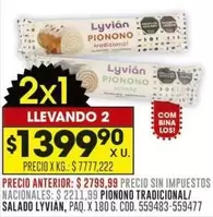 Lyvian - PIONONO TRADICIONAL/SALADO