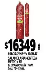 SALAME LAPIAMONTESA