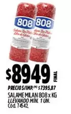808 - SALAME MILAN  x KG