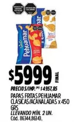 Pehuamar - PAPAS FRITAS CLASICAS/ACANALADAS