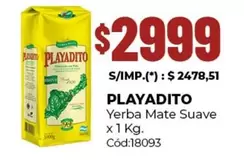 Playadito - Yerba Mate Suave