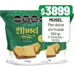 Musel - Pan dulce sin frutas