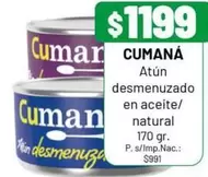 Cumana - Atún desmenuzado en aceite/natural