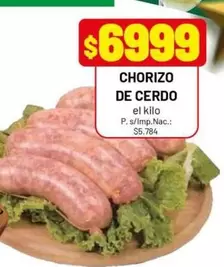CHORIZO DE CERDO