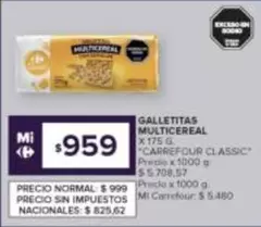 X$ - GALLETITAS MULTICEREAL