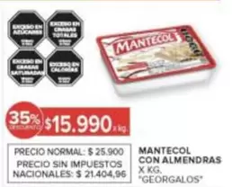 Georgalos - MANTECOL CON ALMENDRAS