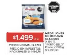 Porto Belo - MEDALLONES DE MERLUZA CLÁSICOS