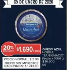 San Ignacio - QUESO AZUL