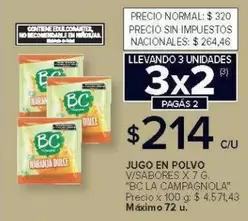 BC - JUGO EN POLVO