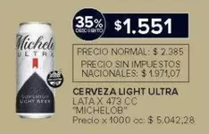 Ultra - CERVEZA LIGHT ULTRA