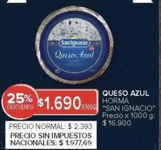 San Ignacio - QUESO AZUL