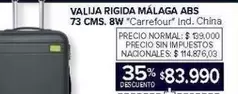 Carrefour - VALIJA RIGIDA MÁLAGA ABS