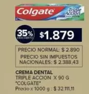 Colgate - CREMA DENTAL TRIPLE ACCION