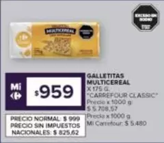 X$ - GALLETITAS MULTICEREAL