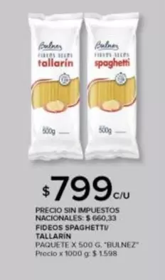 X$ - Spaghetti / Tallarin