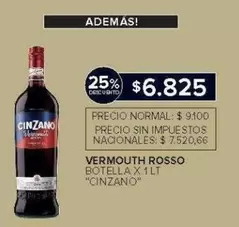 Cinzano - VERMOUTH ROSSO