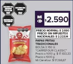 X$ - PAPAS FRITAS