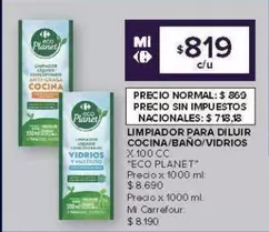 Carrefour - LIMPIADOR PARA DILUIR COCINA/BAÑO/VIDRIOS