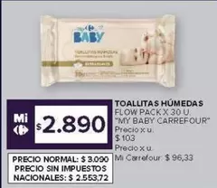 Flow - TOALLITAS HŰMEDAS