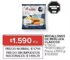 Porto Belo - MEDALLONES DE MERLUZA CLÁSICOS