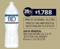 Eco de los Andes - AGUA MINERAL