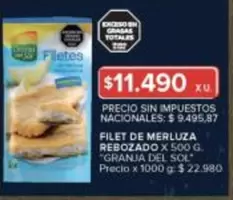 Granja del Sol - FILET DE MERLUZA REBOZADO