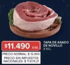 TAPA DE ASADO DE NOVILLO