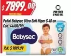 Babysec - Ultra Soft Hiper G 40 un Cod. 44600/99/
