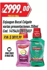 Colgate - Enjuague Bucal