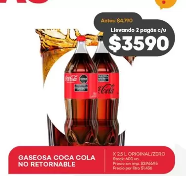 Coca cola - GASEOSA COCA COLA