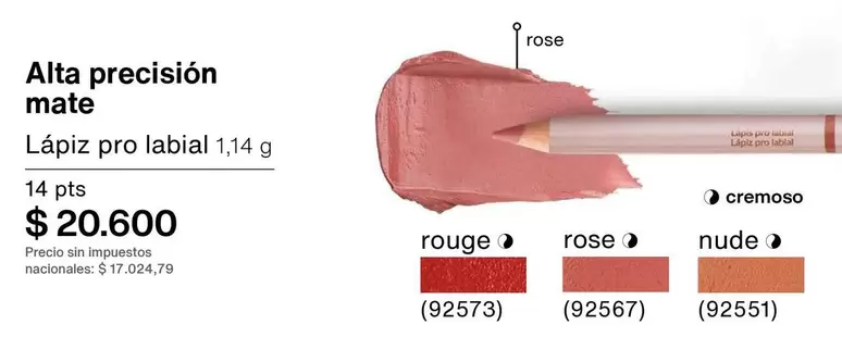 Pro - Lápiz pro labial