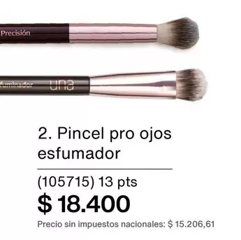 Una - Pincel pro ojos esfumador (105715)