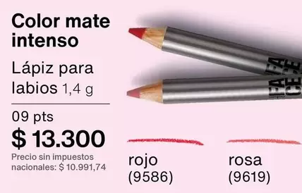 Rojo - Lápiz para labios 1,4 g