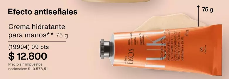 Efecto - Crema hidratante para manos