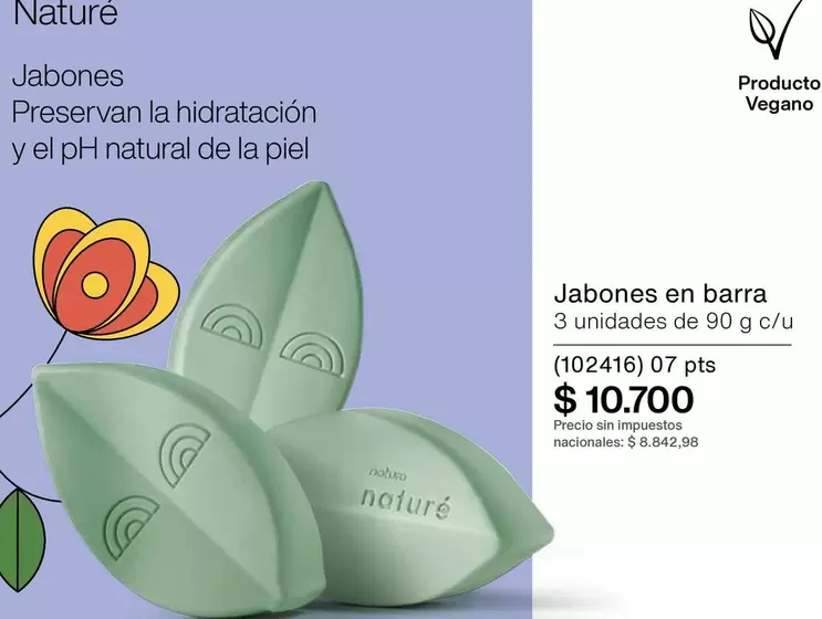 Natura - Jabones en barra