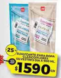 Dia - SUAVIZANTE PARA ROPA CLASICO/FLORES SILVESTRES DIA