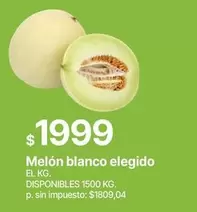 Elegido - Melón blanco elegido