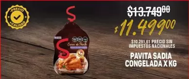 Sadia - PAVITA CONGELADA X KG