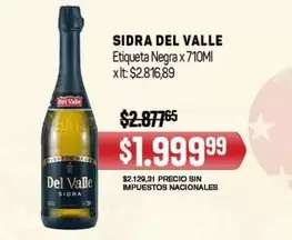 Del Valle - Etiqueta Negra x 710MI