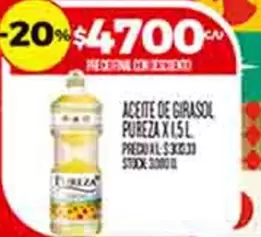 Pureza - ACEITE DE GIRASOL
