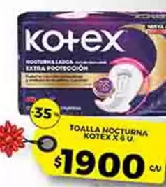 Kotex - TOALLA NOCTURNA
