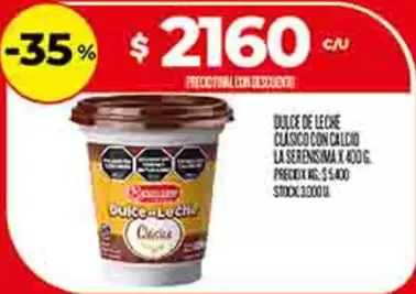 DULCE DE LECHE CLÁSICO CON CALDIO