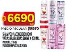 Elvive - SHAMPOO / ACONDICIONADOR