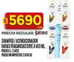 Dove - SHAMPOO/ACONDICIONADOR