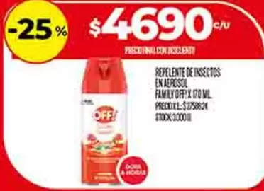 Off - REPELENTE DE INSECTOS EN AEROSOL