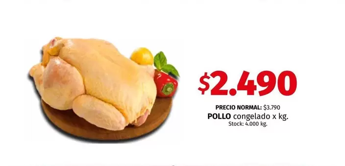 X$ - POLLO congelado x kg